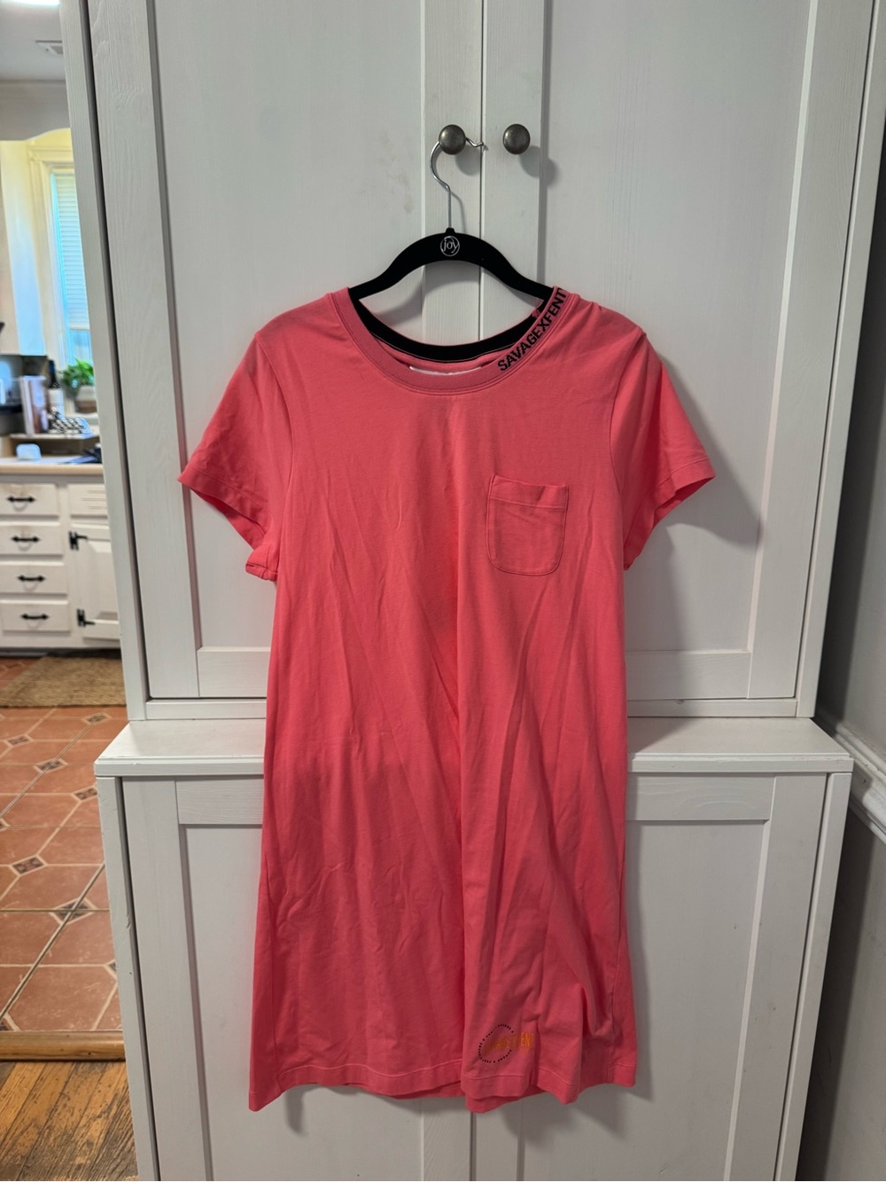 Savage x Fenty Pink Work out Tshirt Dress